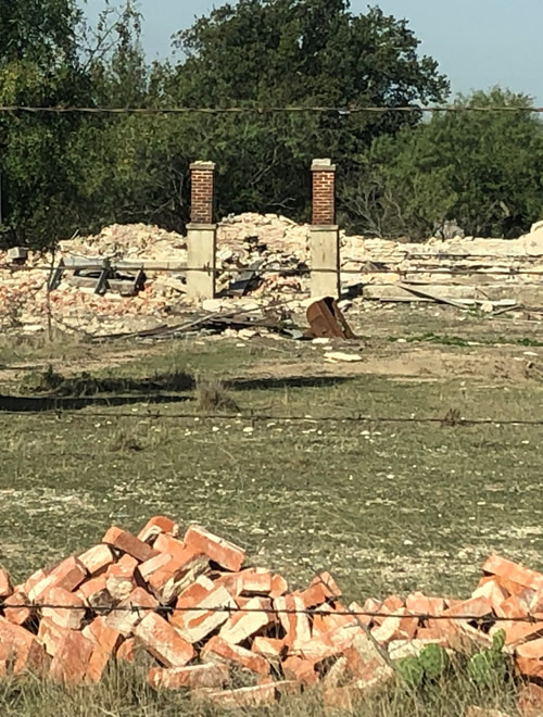  Indian Gap TX - Indian Gap School demolished