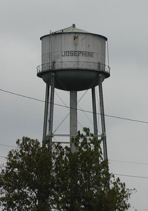 Josephine Texas water tower
