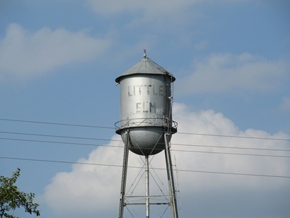 Little Elm TX Water Tower