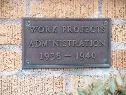 Murphy TX - Murphy School WPA Project plaque