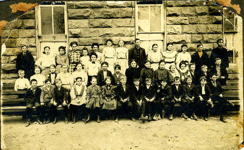 Nocona TX - Nocona School Old Class Photo
