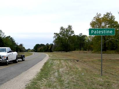  Palistine Tx Road Sign