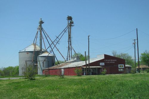 Pecan Gap Texas Grain elevators and feed store
