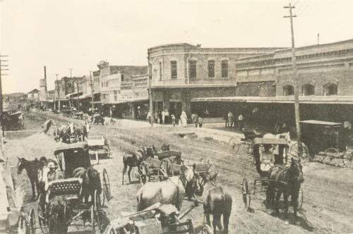 Rosebud TX, 1914, downtown