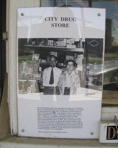 City Drug Store, Roxton Texas
