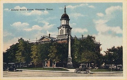 Sherman Tx 1876 Grayson County Courthouse