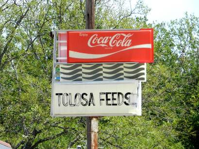 Tolosa Tx Feed Store Sign