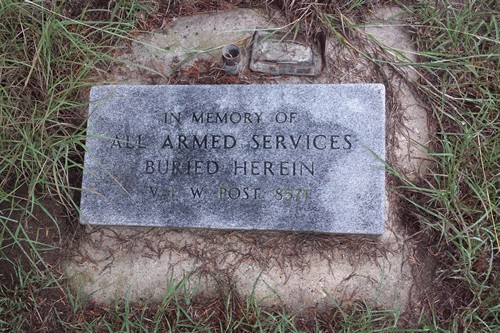 Hill County, Whiteney TX, Towash Cemetery plaque