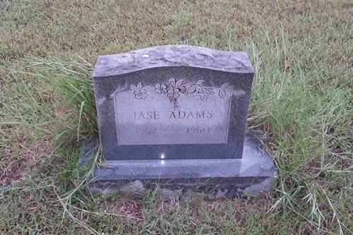Hill County, Whiteney TX, Towash Cemetery Adams tombstone