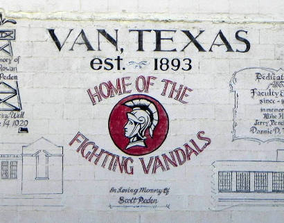 Van Tx Town Mural