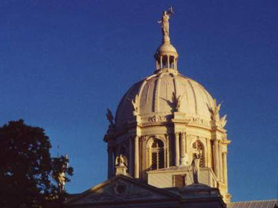 Waco TX - McLennan Count Courthouse dome
