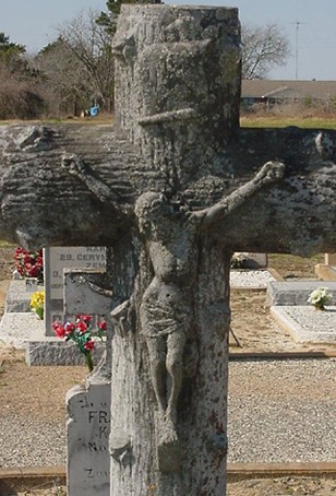 TX - Ammannsville Cemetery cross