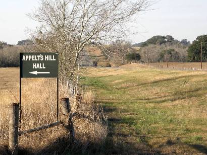Appelt Hill Tx - Road to Appelt's Hill Hall 