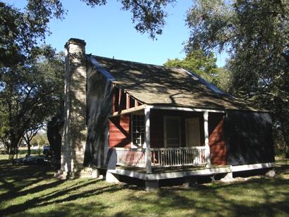 Biegel log cabin in Winedale Historical Center