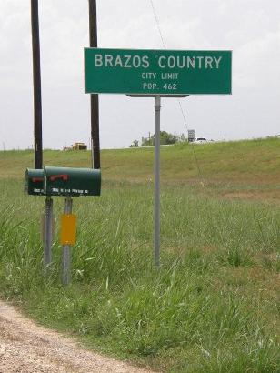 Austin County  Texas - Brazos Country  City Limit  Sign