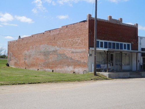 Buckholts, Texas - Dry Goods ghost sign