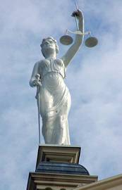 Goddess of Justice, Milam County, Cameron, Texas
