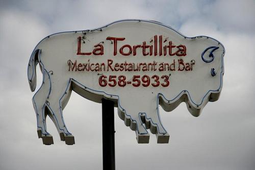 La Tortillita neon sign, Cibolo Texas 