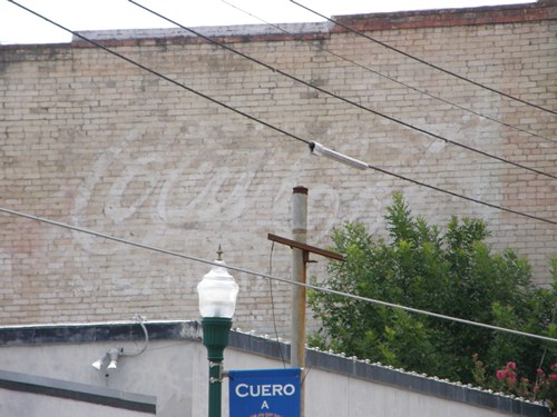 Cuero Texas Coca-Cola  ghost sign