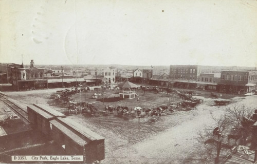 Eagle Lake TX - Eagle Lake City Park, Postmarked 1909