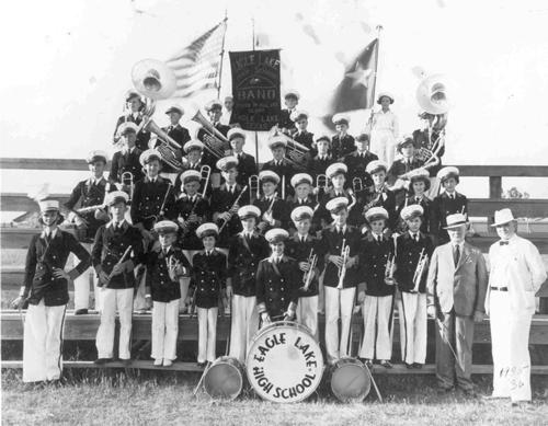 Eagle Lake High School Band  Eagle Lake Texas vintage photo