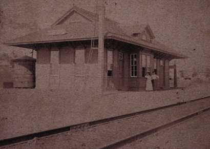 Engle Texas railroad station