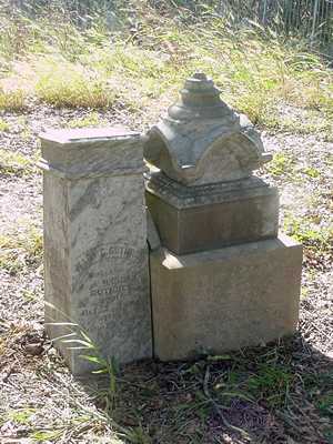 Mary Guthrey Tombstone Gay Hill Cemetery Texas