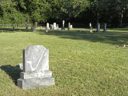 Bastrop County, Texas - Grassyville Cemetery view