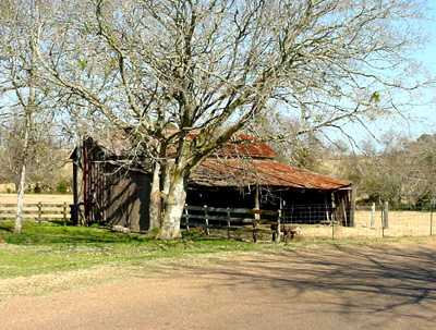 A barn in High Hill, Texas