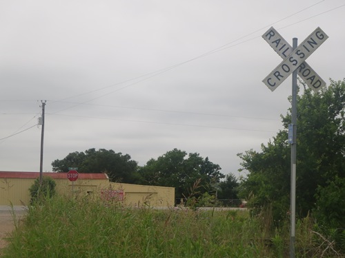 Hills TX - Hillspur TX,  railroad crossing