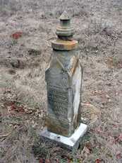 Jeddo TX - Lost Cemetery  Tombstone