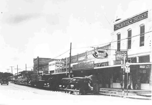 Madisonville TX Burtis Drugs 1940