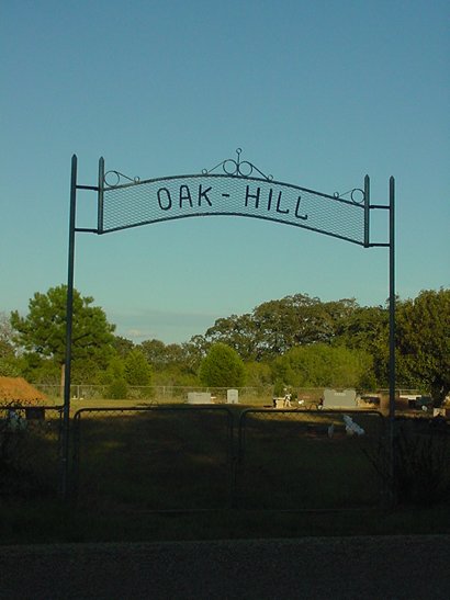 TX - Oak Hill Cemetery Gate