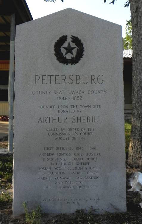 Petersburg Tx - Centennial Marker