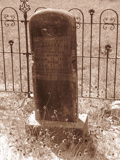 TX - Pin Oak Cemetery tombstone