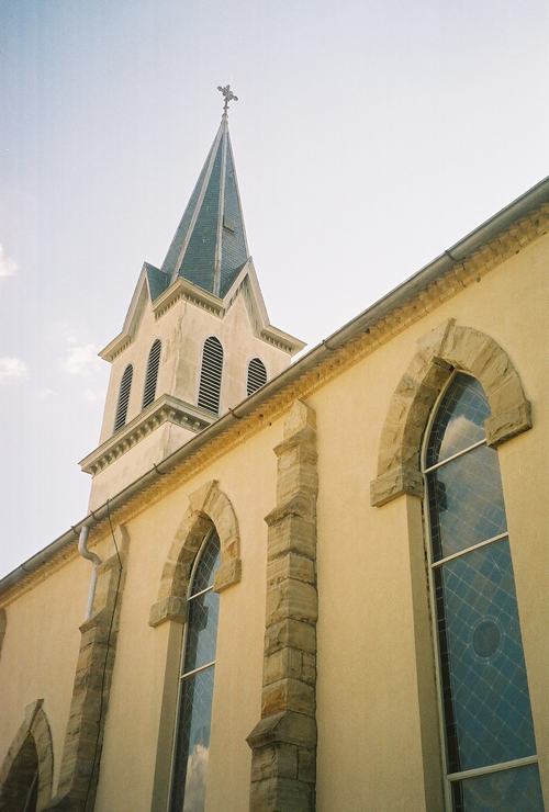 Praha Texas - St. Mary's Catholic Church steeple