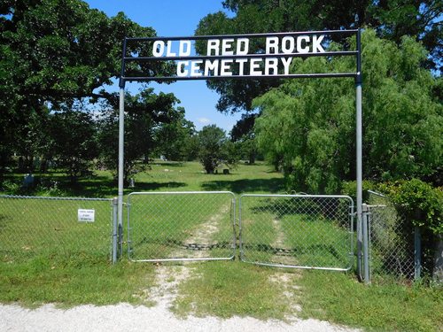 Red Rock TX - Bastrop County Old Red Rock Cemetery