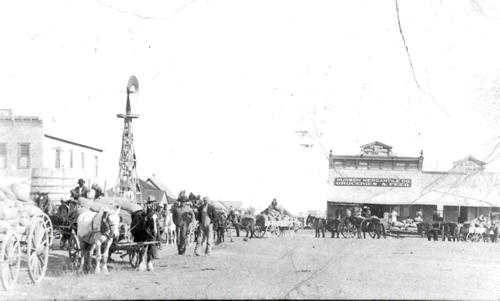 Rock Island Texas downtown 1918 