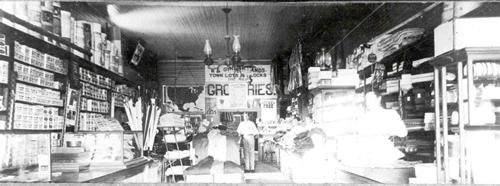 Rock Island Texas Hezekiah S. Lundy's Store Interior 
