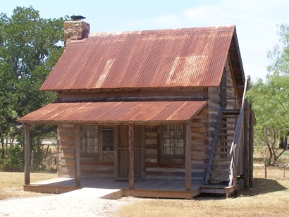 Rockne TX -  1858 John T. Lehman Cabin
