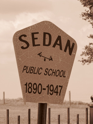 Sedan TX Public School Sign