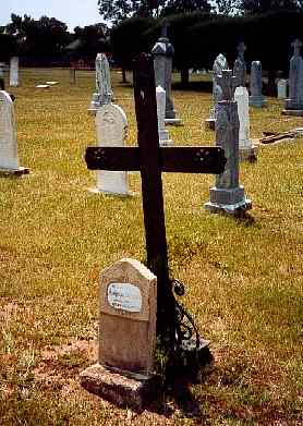 Wendish iron cross in Serbin Texas