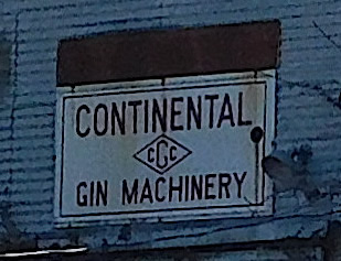 Sharp TX - Continental Gin Machinery sign