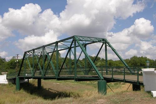 Shiner Texas bridge over Boggy Creek