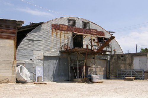 Thorndale Texas feed store quonset hut