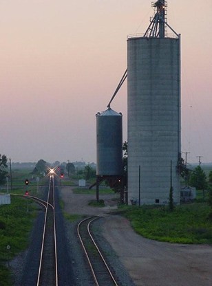 Valley Junction TX grain silos