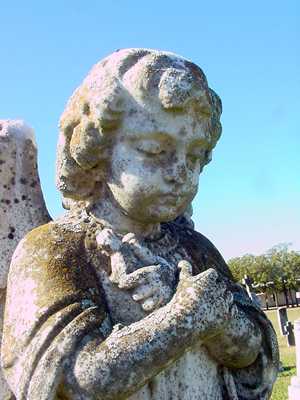 Warda Texas Cemetery Cherub