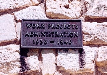 TX - Washington School plaque - WPA 
