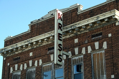 Eagle Pass TX - Kress Building sign