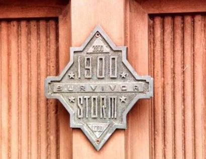 Galveston Texas St. Patrick Catholic Church Door 1900 Storm Survivor Marker